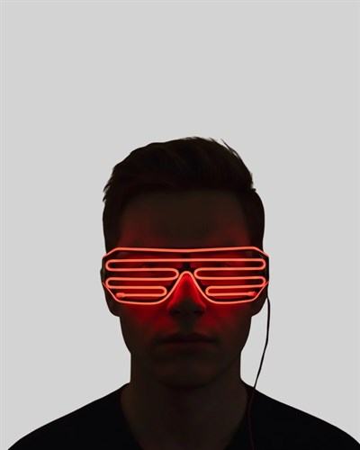 Parti ve Festival Aksesuarı LED Işıklı Gözlük