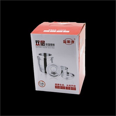 Paslanmaz Çelik 3lü Sefer Tası 1.6L (200+500+900 ml) Metal Kulplu