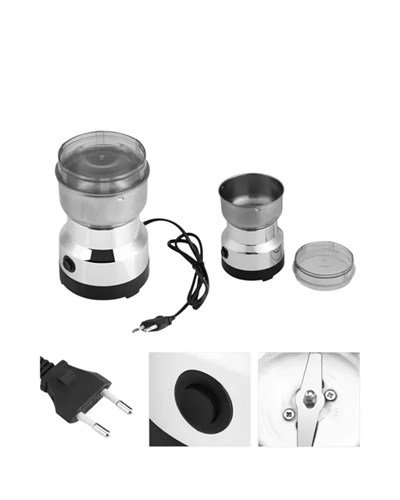 Paslanmaz Çelik Elektrikli Kahve Değirmeni | Sessiz, Hızlı, Çok Amaçlı Öğütücü (200W)