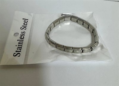 Paslanmaz Çelik İtalyan Charm Bileklik İç ve Dış Yazılı Kaliteli