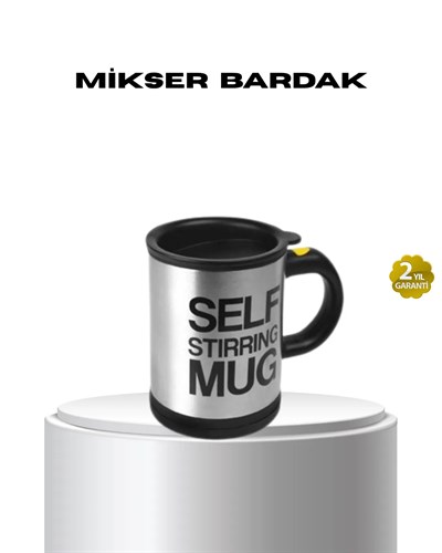 Paslanmaz Çelik Kendi Kendini Karıştıran Akıllı Kupa – Isı Yalıtımlı