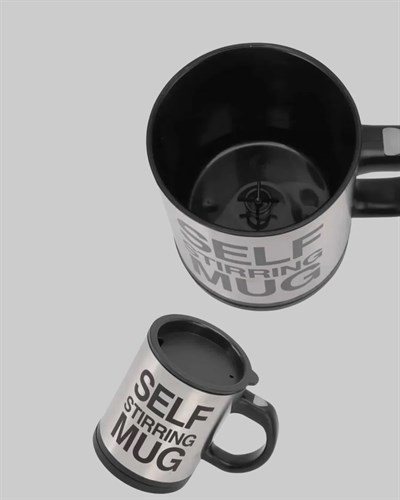 Paslanmaz Çelik Kendi Kendini Karıştıran Akıllı Kupa – Isı Yalıtımlı