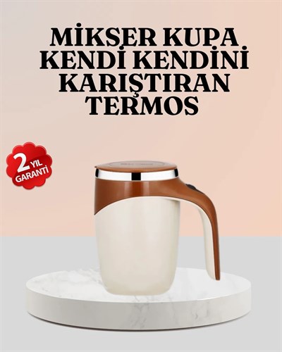 Paslanmaz Çelik Şarjlı Karıştırma Kupa – Otomatik Manyetik Blender Fincan