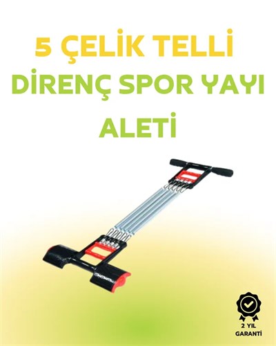 Paslanmaz Çelik Yaylı Çoklu Dirençli Kol ve Gövde Egzersiz Aleti