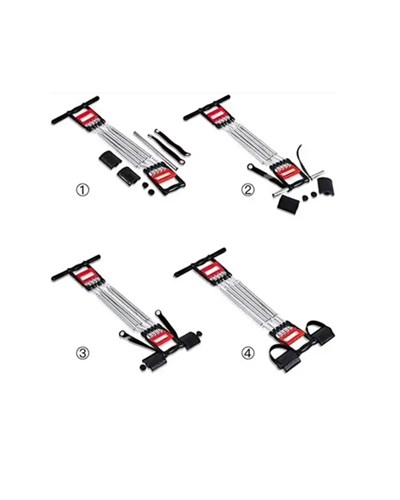 Paslanmaz Çelik Yaylı Çoklu Dirençli Kol ve Gövde Egzersiz Aleti