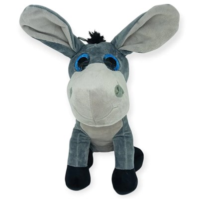 Peluş Cam Gözlü Hayvanlar 25 cm - Eşek