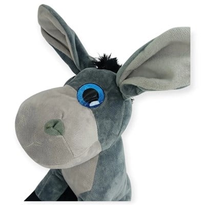 Peluş Cam Gözlü Hayvanlar 25 cm - Eşek