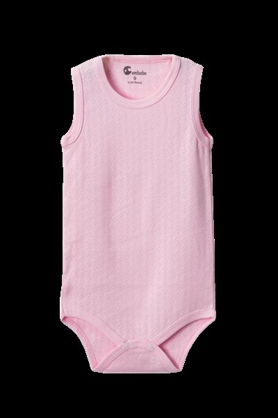 Pembe Askılı Body Zıbın 2-7 YAŞ Çocuklar İçin (3 ADET) Alttan Çıtçıtlı Özel Gereksinimli-D