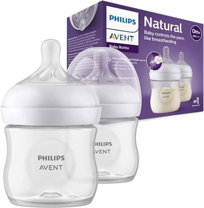 Philips Avent Natural Response PP 2li Biberon Seti, 0+ Ay 125ml SYC900/02
