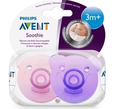 Philips Avent Soothie Yalancı Emzik 3+ Ay Kız 2Li