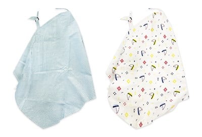 Pierre Cardin 2li Emzirme Örtüsü - Mavi