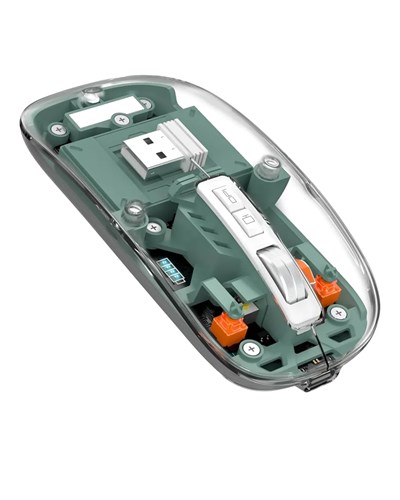 Pilli Kablosuz Mouse Bluetooth ve USB Uyumlu Sessiz Tıklama