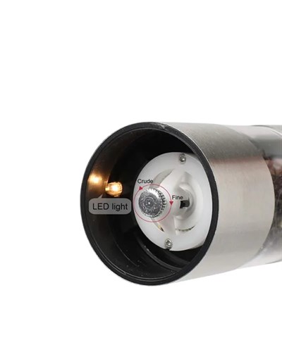 Pilli Otomatik Baharat Değirmeni Gıda Sınıfı Çelik Sessiz Öğütücü Alet