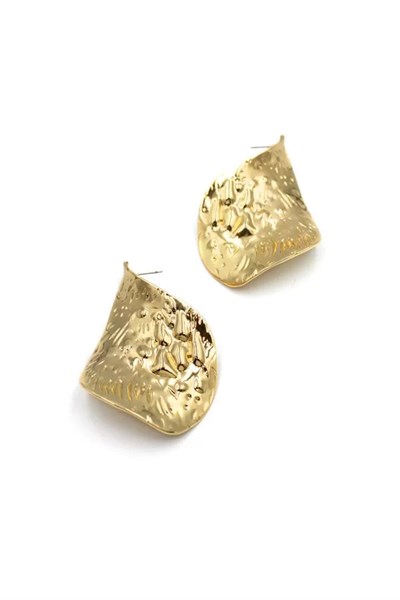 Plaka Küpe - Altın