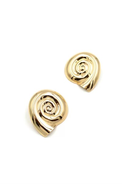 Plaka Küpe - Altın