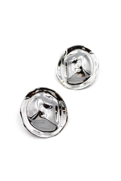 Plaka Küpe - Gümüş