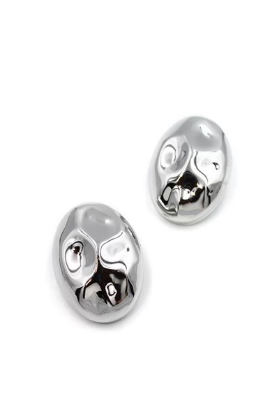 Plaka Küpe - Gümüş