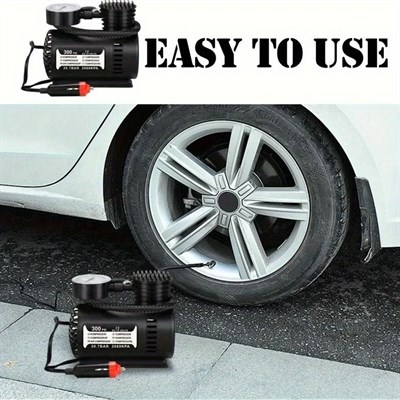 Plastik Gövdeli Siyah Mini Hava Kompresörü