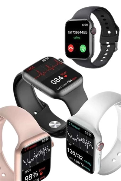 Plastik Kordonlu Kalp Atışı Uyku Takibi ve Çağrı Cevaplayabilen Akıllı Saat