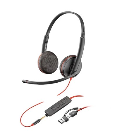Poly BW 3225 USB-C HS +3.5mmP +USB-C/A