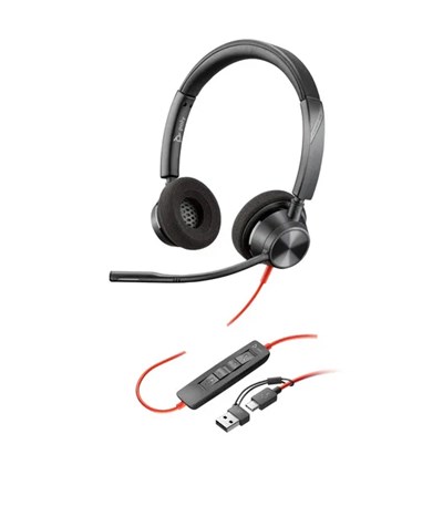 Poly BW 3320 Stereo USB-C HS +USB-C/A