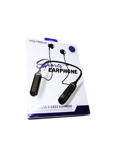 Polygold PG-100 Type-C Şarjlı Bluetooth Kulaklık – Boyun Askılı, Uzun Pil Ömürlü, Mikrofonlu