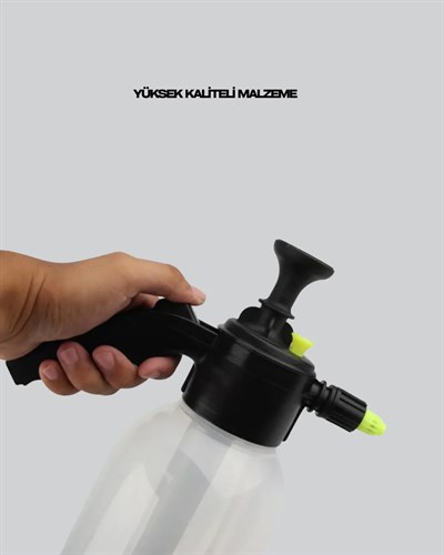 Pompalı Köpük Püskürtücü 2 Litre Dayanıklı Manuel Basınçlı Yıkama Şişesi
