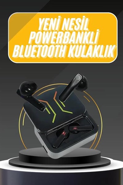 Powerbank Bluetooth Kulaklık Oyuncu Kulaklığı Yüksek Ses Kaliteli