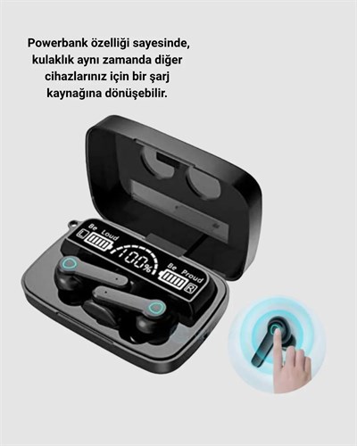 Powerbank Özellikli Bluetooth Kulaklık – Oyun Modlu, Uzun Pil Ömürlü, Ergonomik Tasarım