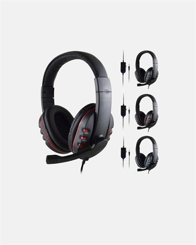 Profesyonel Gaming Kulaklık – Mikrofonlu, Yumuşak Pedli, Stereo Ses Kalitesi, Tere Dayanıklı