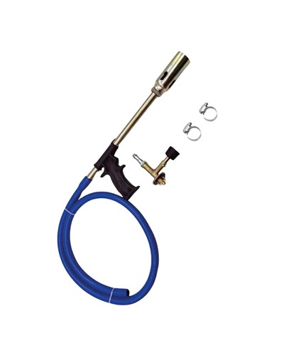 Profesyonel Gazlı Pürmüz Alev Tabancası Hortumlu LPG Yakıcı Ateş Başlatma ve Tamir Aleti