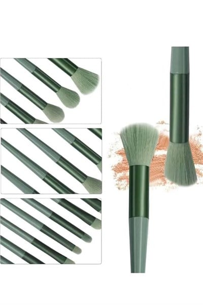 Profesyonel Makyaj Fırça Seti 13 Parça Yumuşak Kıllı Fırça Seti Far Fırçası