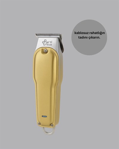 Profesyonel Saç ve Sakal Kesme Tıraş Makinesi USB Şarjlı Güçlü Motorlu