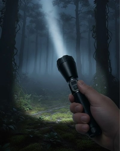 Profesyonel Şarjlı El Feneri Yüksek Parlaklık 9000mAh Bataryalı Set