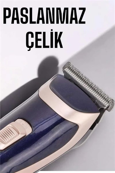 Profesyonel Şarjlı Saç ve Sakal Traş Makinesi Kolay Kullanım