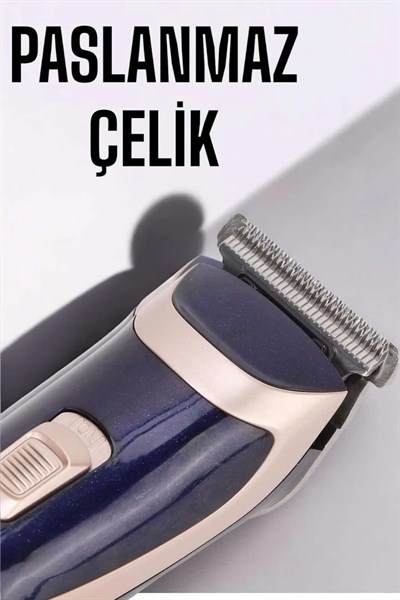 Profesyonel Şarjlı Saç ve Sakal Traş Makinesi Kolay Kullanım