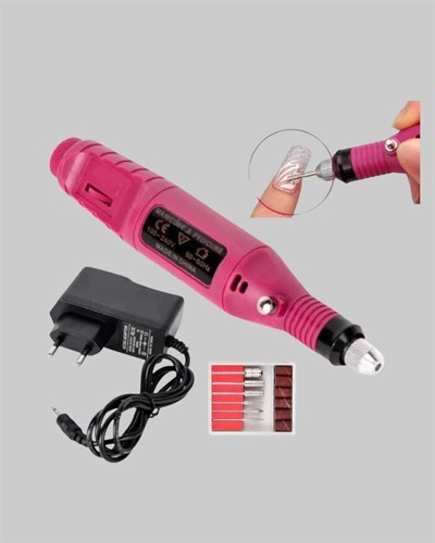 Profesyonel Tırnak Matkap Makinesi – USB Şarjlı, Ayarlanabilir Hız, Düşük Titreşimli ve Sessiz Çalışma