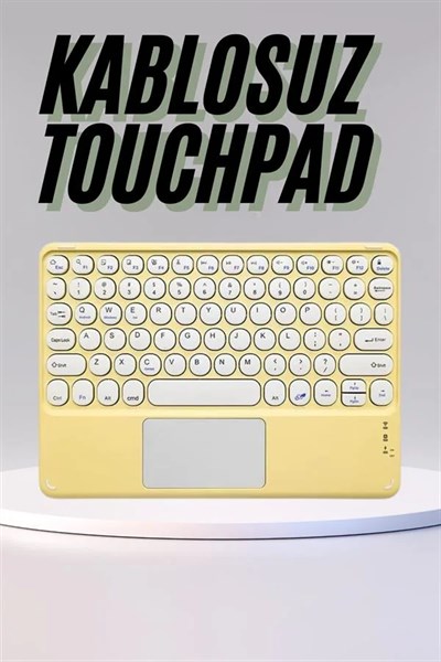 Profesyonel Wifi Q Klavye Bluetooth Klavye Touchpad 10.8 Inç