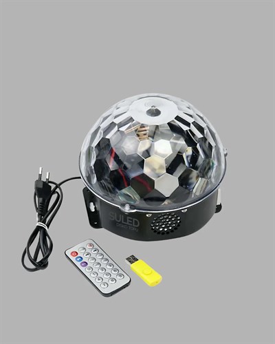 RGB LED Disko Topu Projektör – Ev Partileri, Doğum Günleri ve Eğlence İçin Işık Şovu