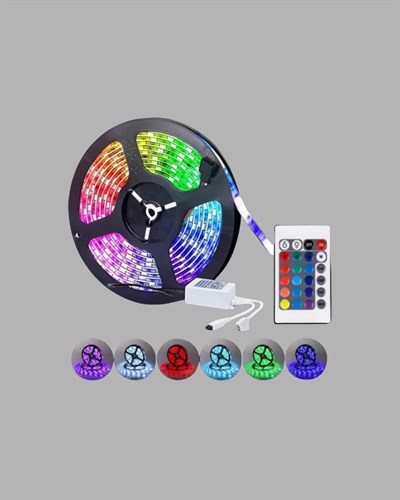 RGB Smart Şerit LED – TV Arkası ve Dekoratif Alanlar İçin Işık Şeridi