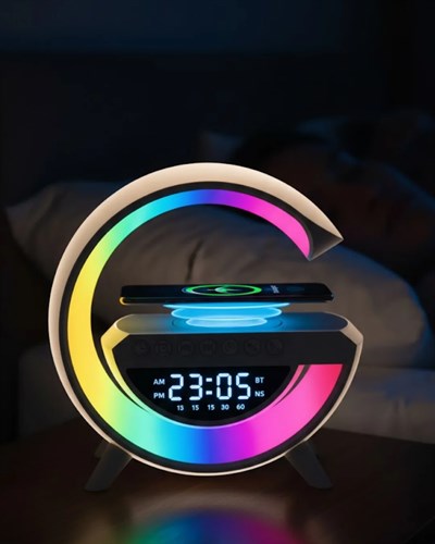 RGB Tasarımlı Bluetooth Hoparlör USB FM AUX Girişli