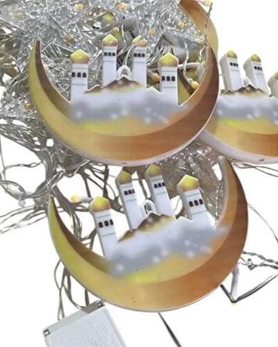 Ramazan Hilal ve Yıldız LED Işık 3 Metre Enerji Tasarruflu A++