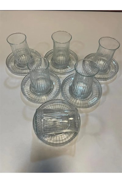 Rayan Müge 6lı Çay Tabağı