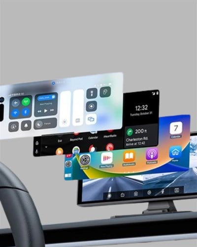 Renault Megane, Clio, Symbol, Captur, Toyota Corolla, Yaris, C-HR, Ford Focus, Fiesta Uyumlu Kablosuz CarPlay Multimedya 10.26” Dokunmatik Ekran