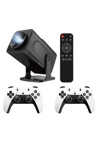 Retro Video Oyunu Konsolu Android Tv El Oyun Konsolu WIFI Taşınabilir Projeksiyon Cihazı