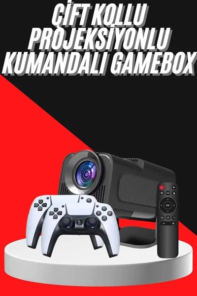 Retro Video Oyunu Konsolu Android Tv El Oyun Konsolu WIFI Taşınabilir Projeksiyon Cihazı