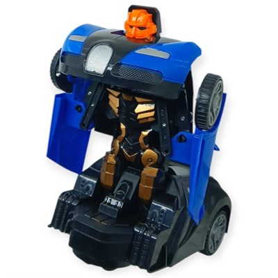 Robota Dönüşen Araba - Pilli Yerde Gezen Spor Araba
