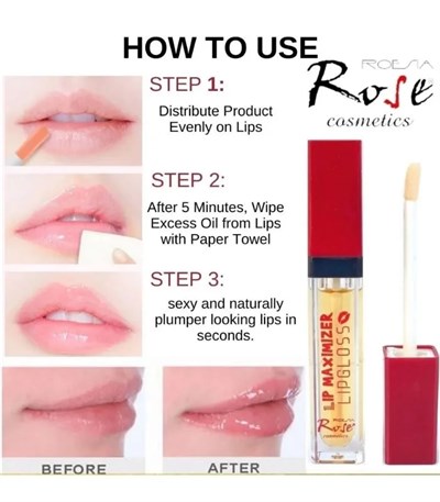 Rose Cosmetics Dudak Dolgunlaştırıcı Doğal Görünüm Dudak Parlatıcısı