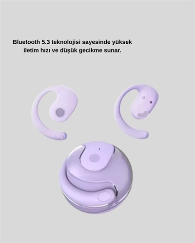 S05 Kablosuz Kulaklık Bluetooth 5.3 IPX4 Su Geçirmez Stereo Ses Otomatik Bağlantı