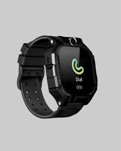 S10 Akıllı Çocuk Saati Siyah Tasarım Adımsayar ve Alarm Fonksiyonu